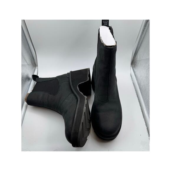 Sorel Women's Hi-Line Heel Chelsea Boots BLACK 10 NEW - Picture 8 of 10
